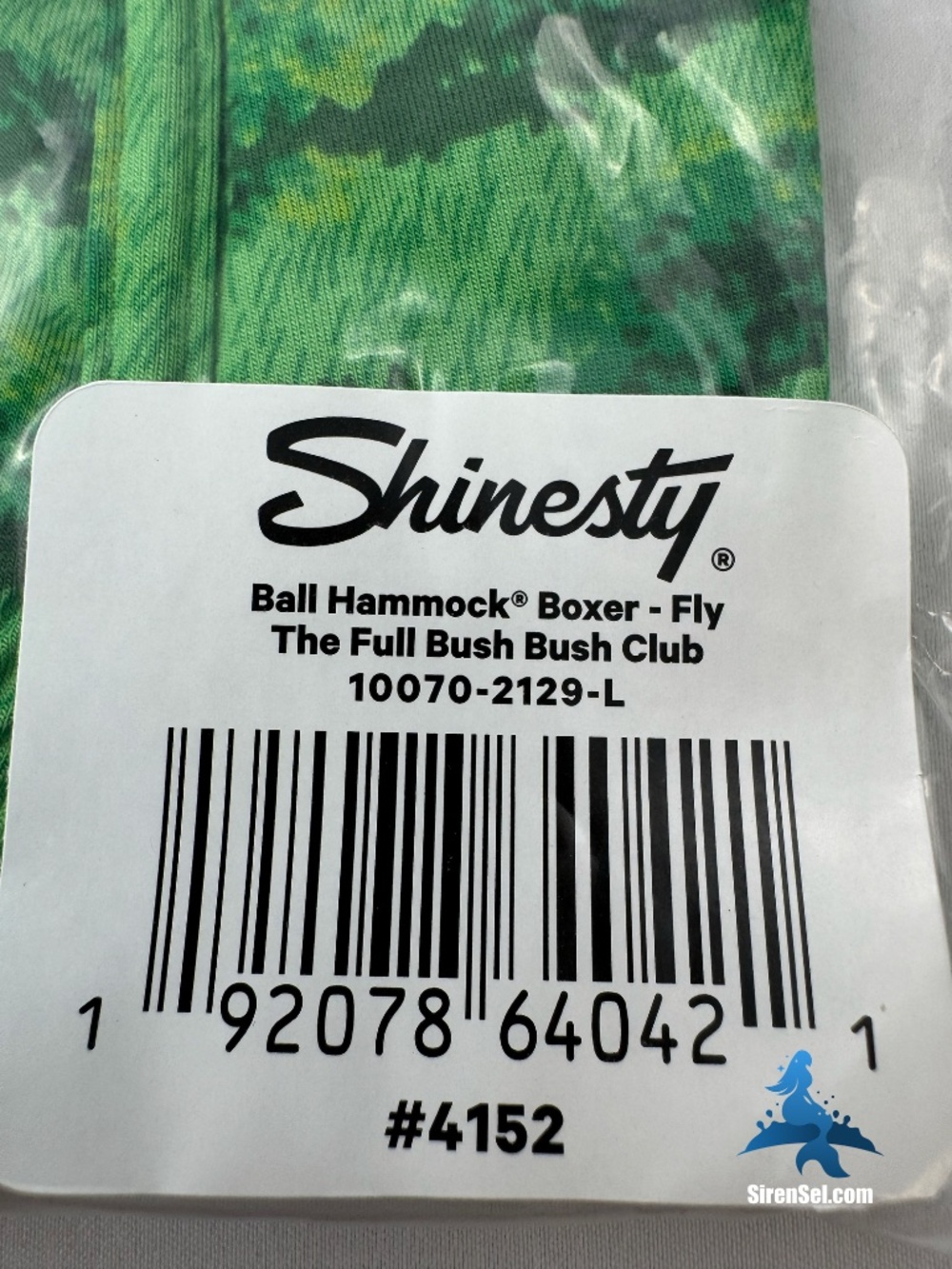 1335 NWT Shinesty Naughty Landscaping Ball Hammock Boxers w/Fly – L - Green - Picture 3 of 10